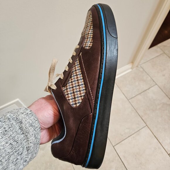 Rockport Men's Leather/Tweed Casual Shoes, Brown, Sz 13 - Picture 13 of 16